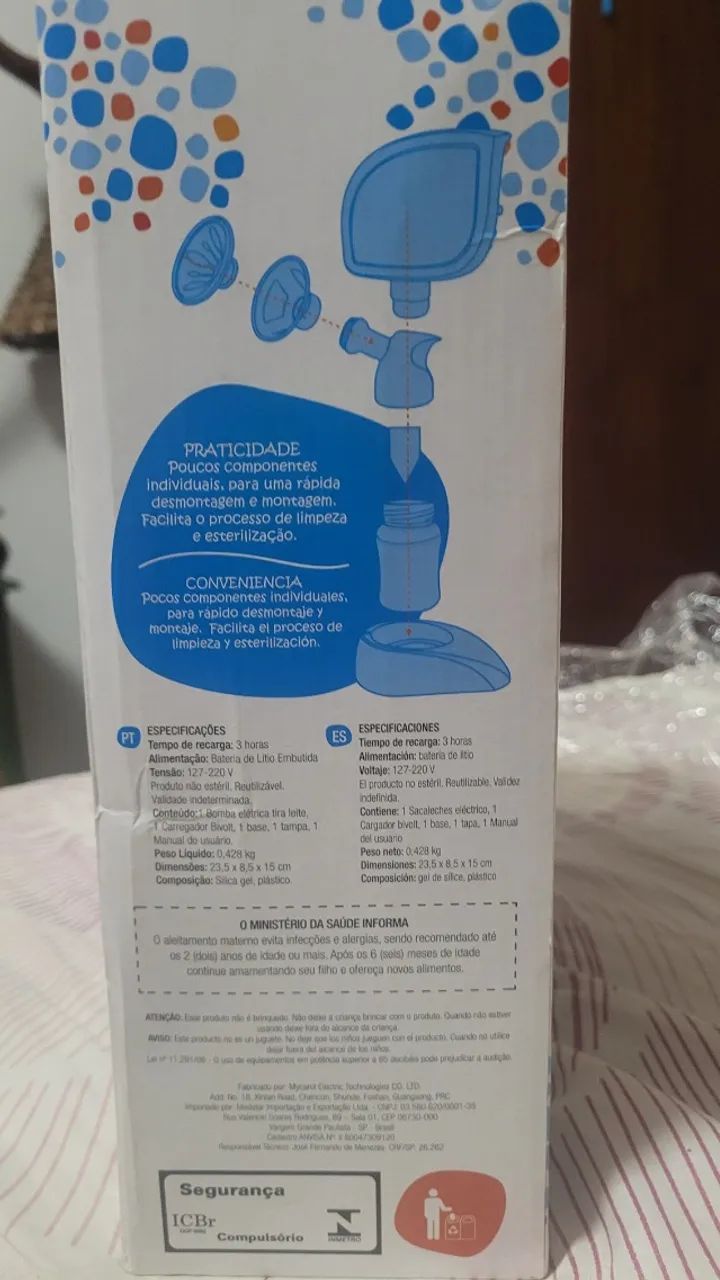 Bomba elétrica tira leite multikids - Foto 3