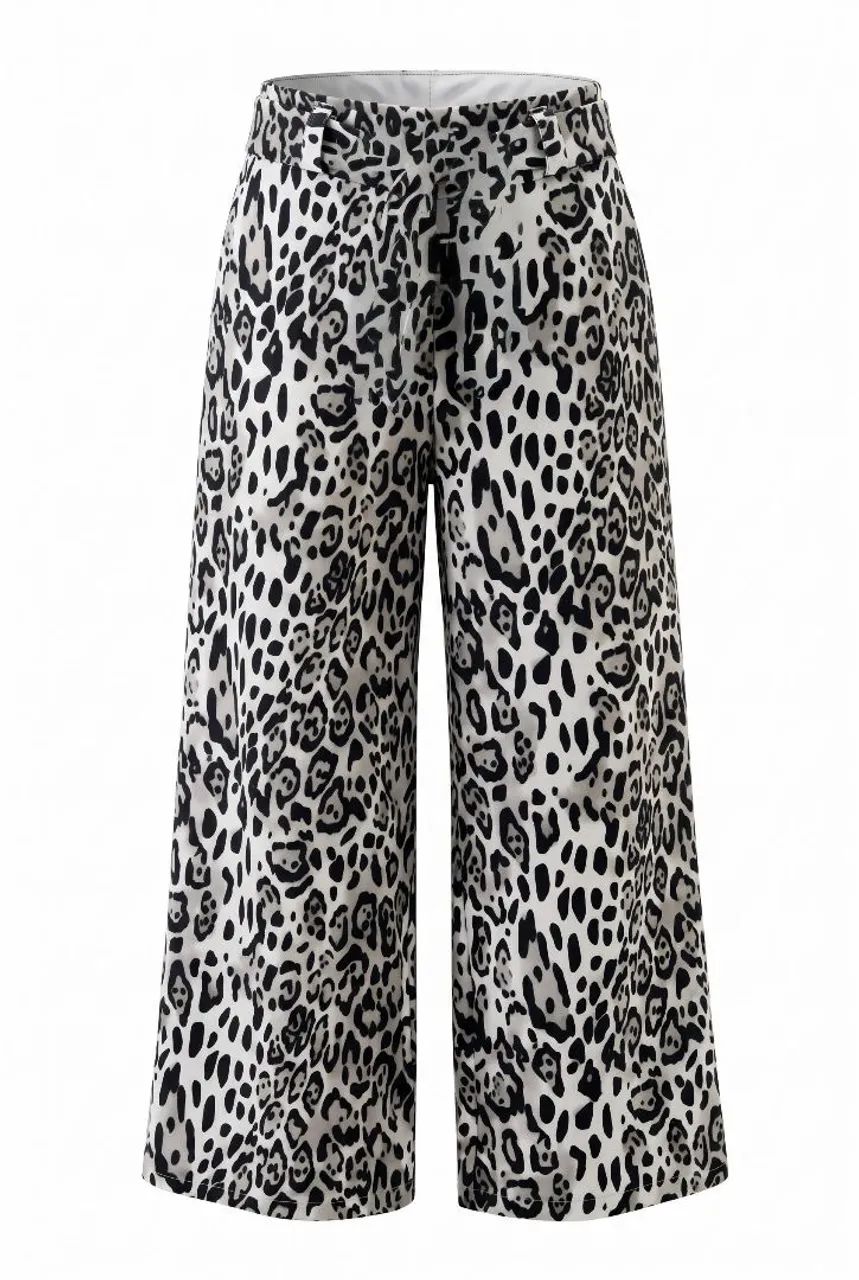 Calça Pantacourt Animal Print 