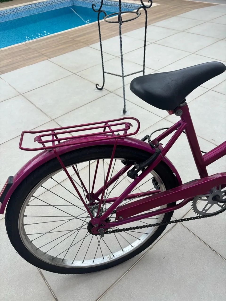 Bicicleta rosa  - Foto 5