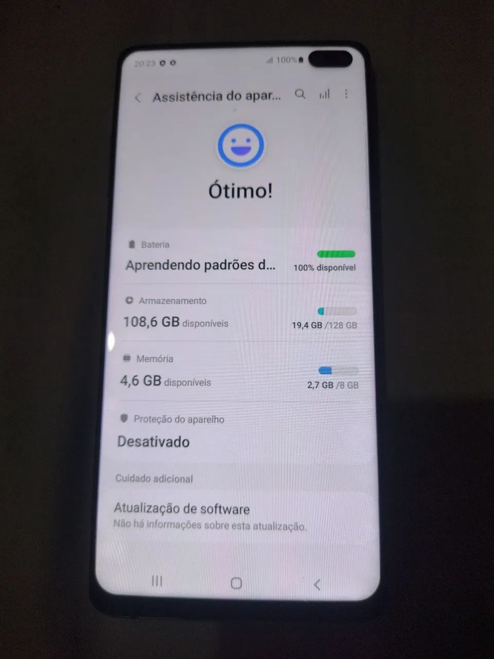 Galaxy S10+ 128GB 8GB RAM - Tudo funcionando - Foto 3