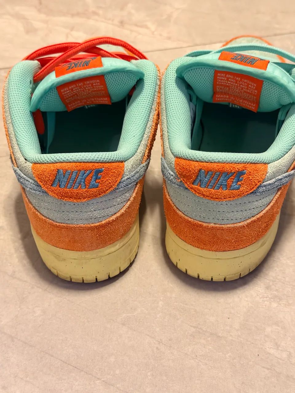 Nike Sb Dunk low pro orange emerald rise  - Foto 2