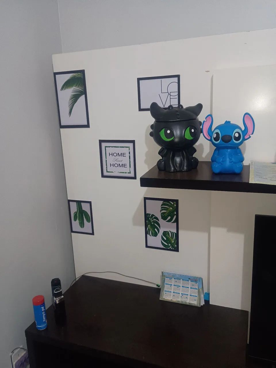 Raque de sala com led