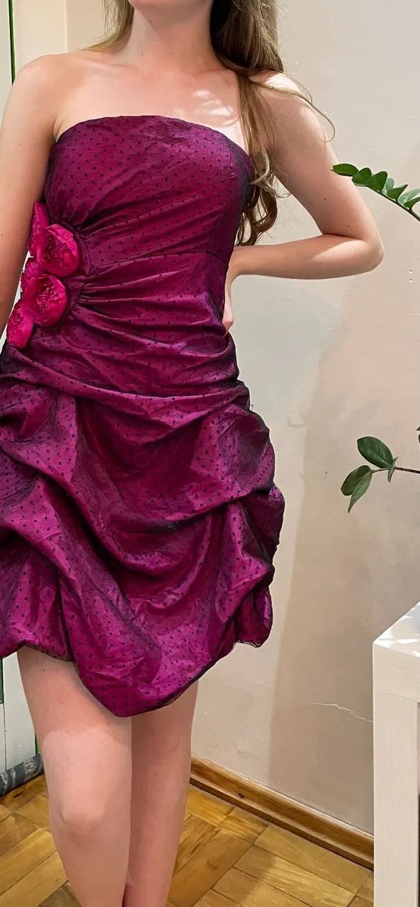 Vestido rosa moda festa