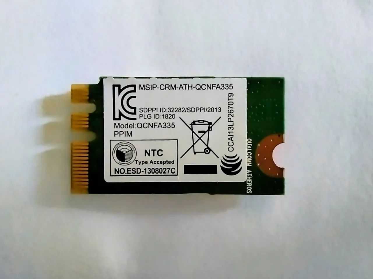 Placa Wifi Bluetooth Qualcomm QCNFA335 - Foto 2
