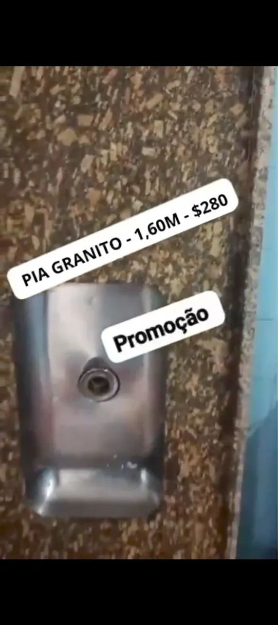 Pia de granito 1,60m - Foto 2