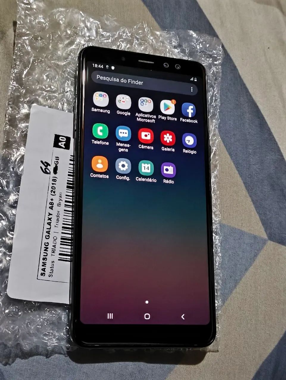 Samsung a8+ 64gb perfeito  - Foto 2