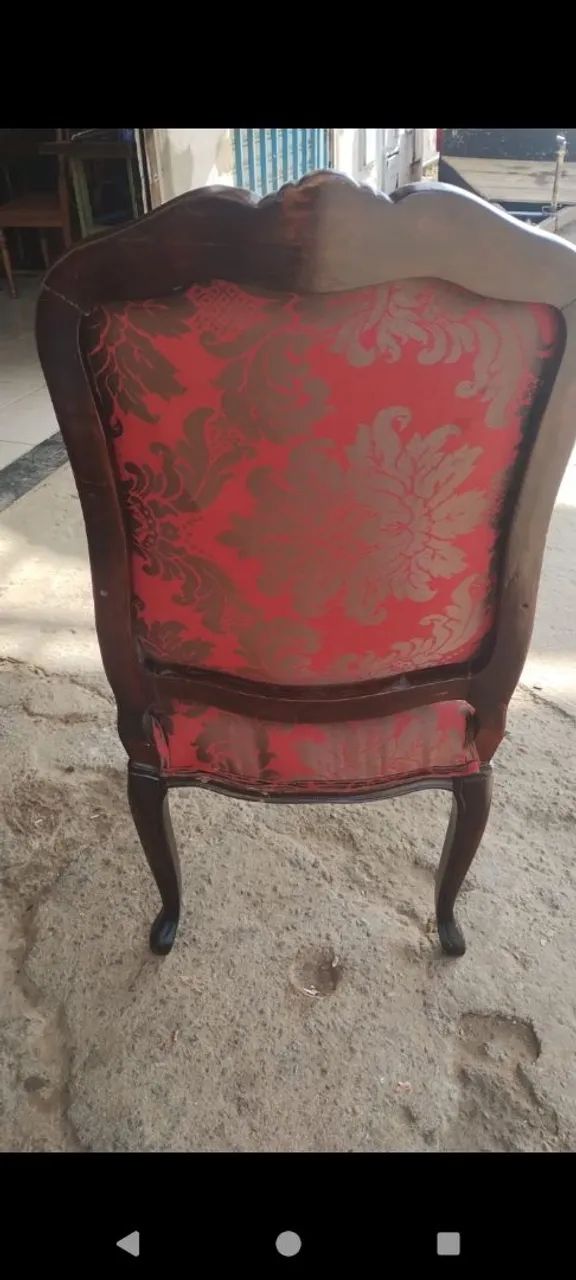 Cadeira antiga estilo manuelino  - Foto 2