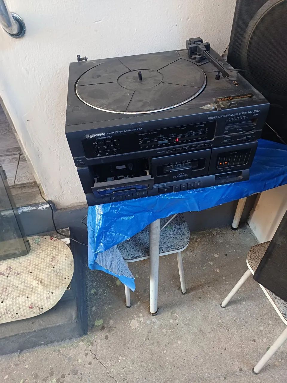 Aparelho de som gradiente vintage. Aceito oferta. 