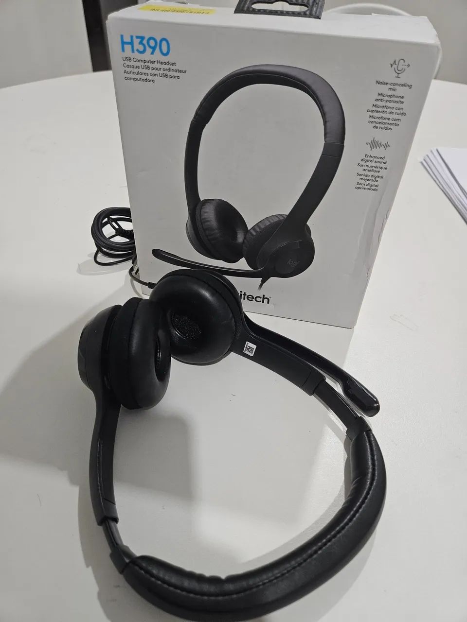 Fone headset logitech h390 - Foto 2