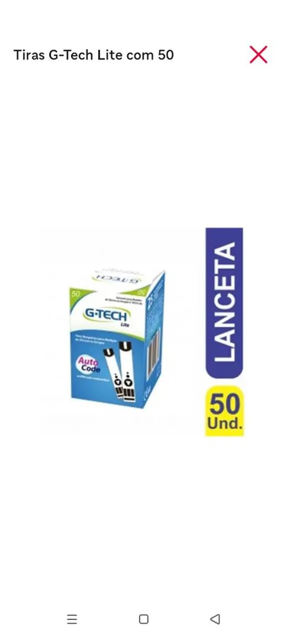 GTech lite + caixinha com 50 tiras  - Foto 2