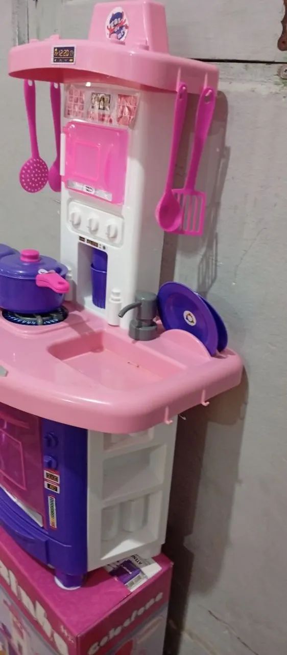 Kit cozinha infantil nova 300$( entrego dependendo  - Foto 2