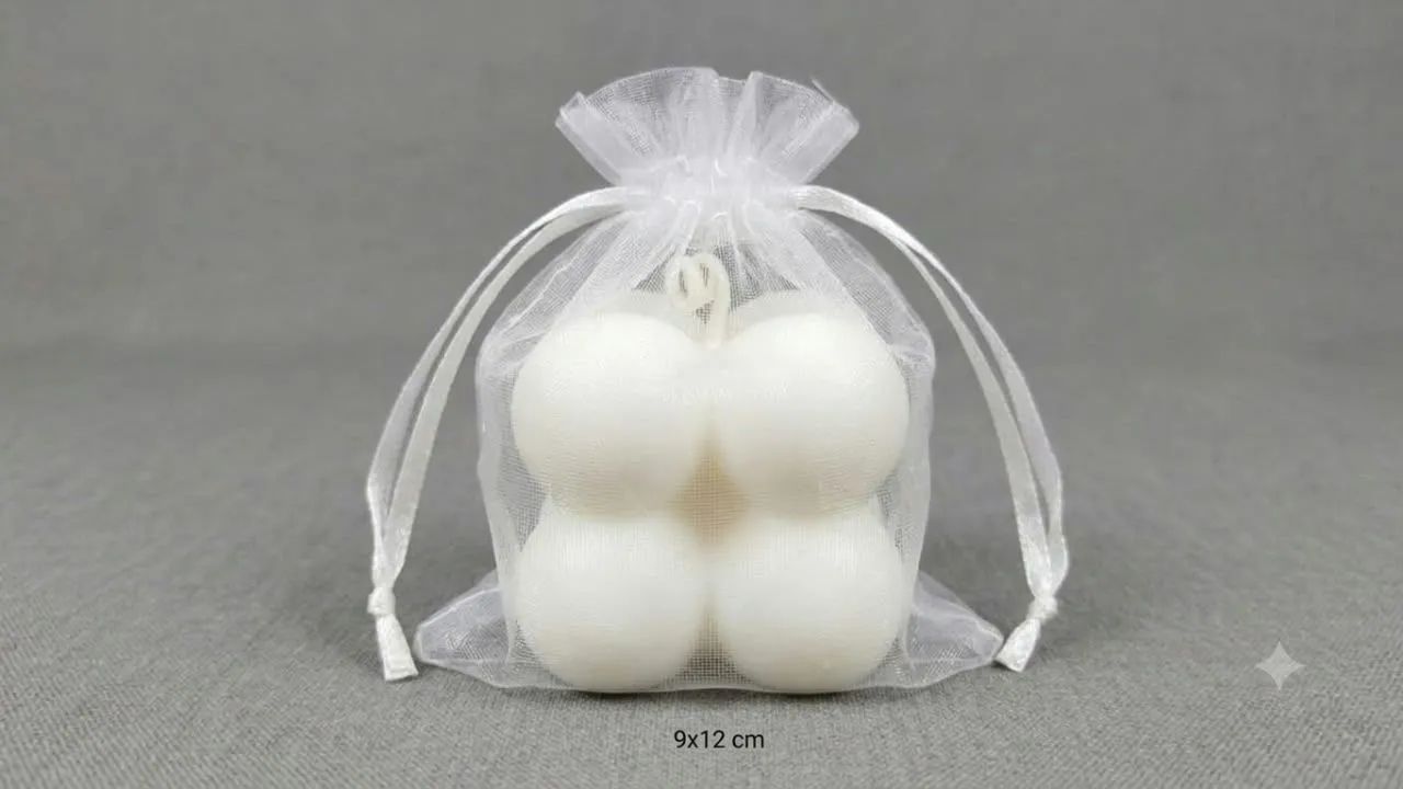 Kit 10 Velas Mini Bubbles Aromáticas - Lembrancinhas  - Foto 5