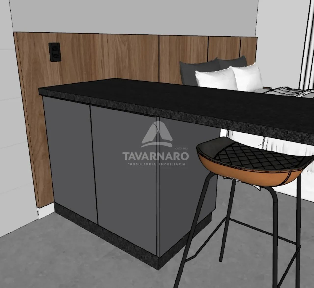 Apartamento Studio Quitinete em Ponta Grossa - Foto 3