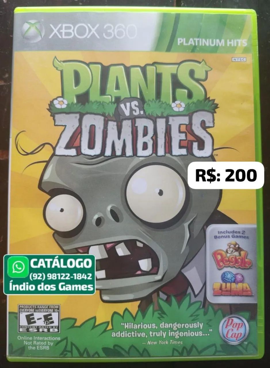 Plants VS. Zombies = R$: 200