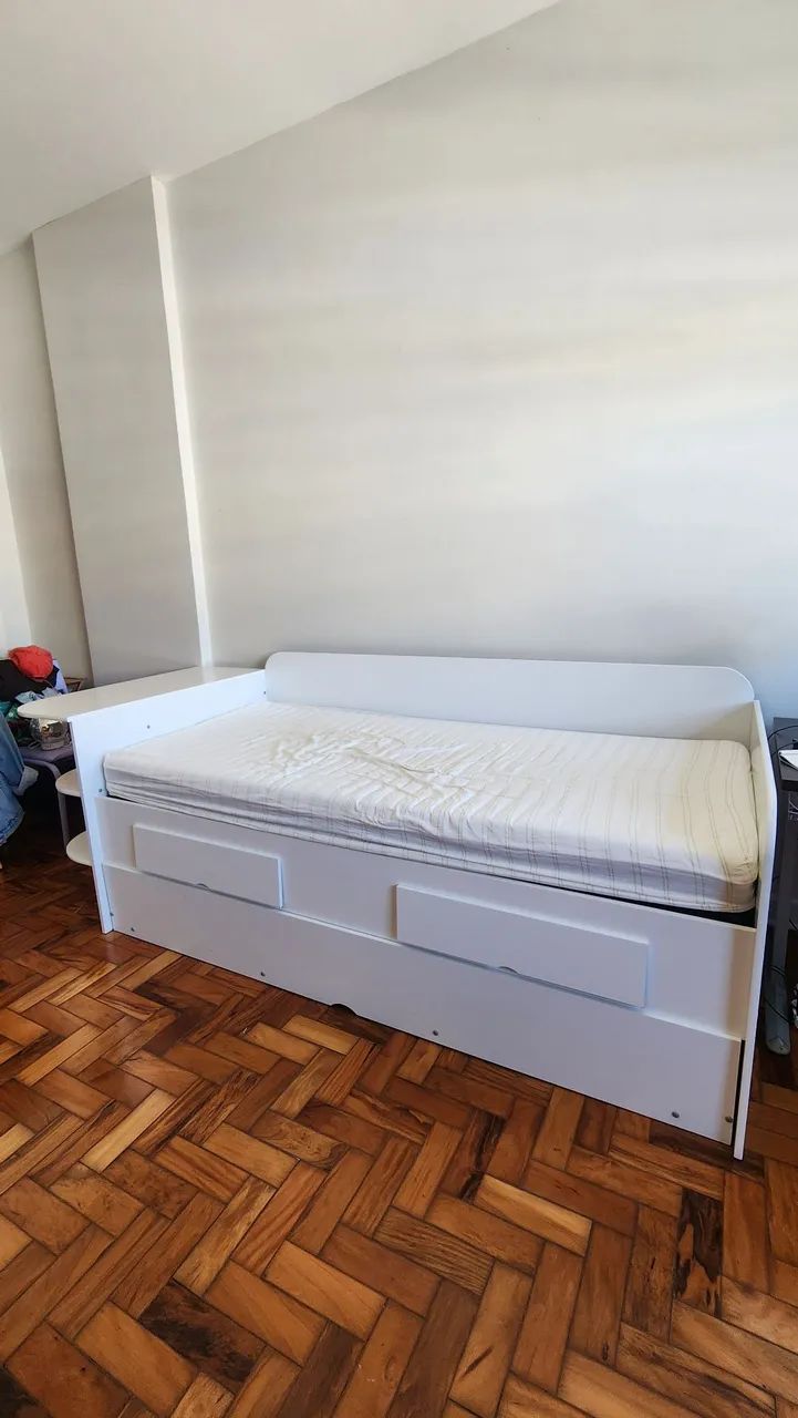 Bicama solteiro com nicho lateral