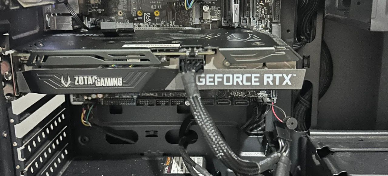 Placa de vídeo Rtx 3060Ti 8gb funcionando tudo perfeito