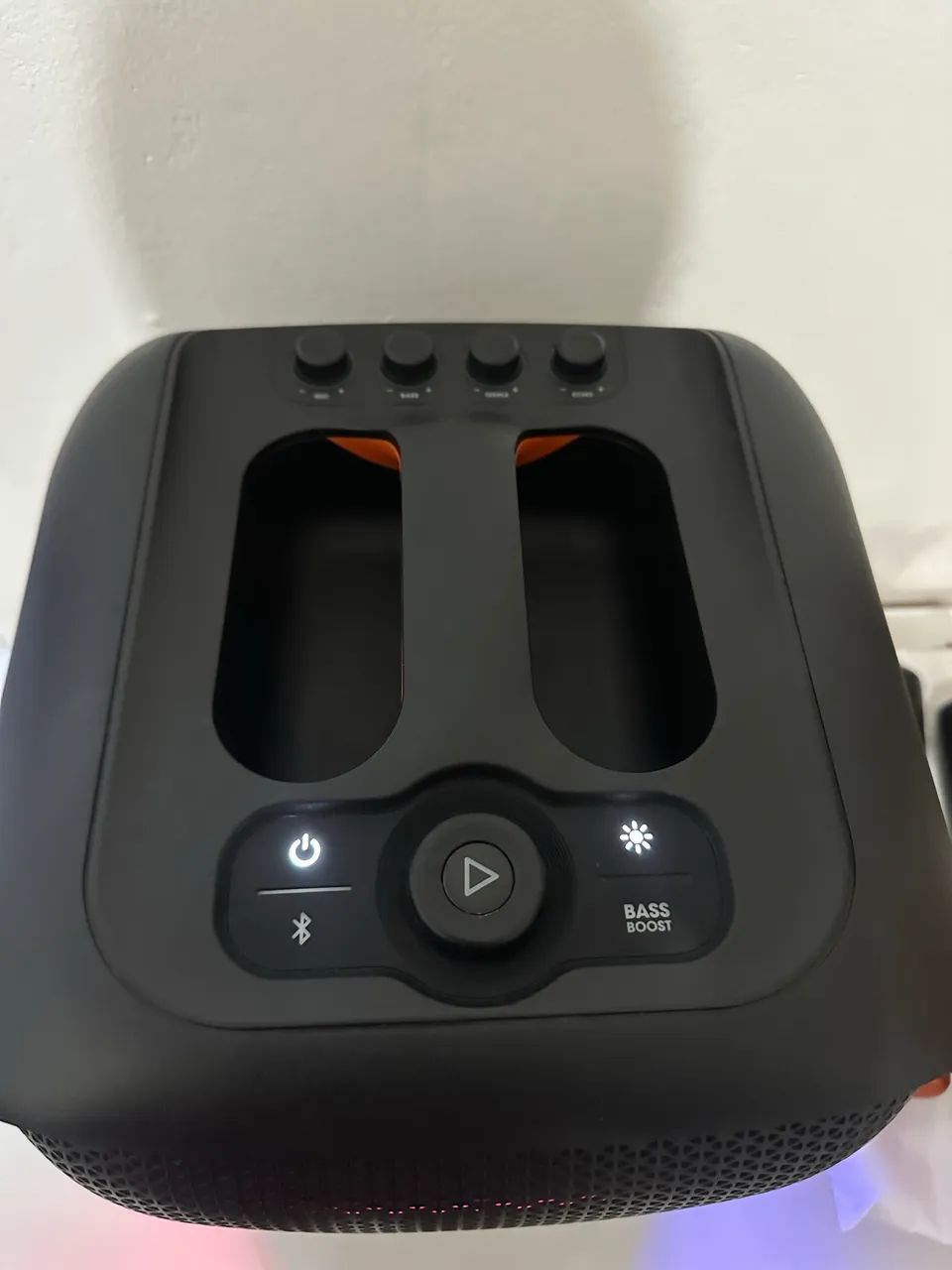 Caixa de som JBL PartyBox encore + 2 microfone  - Foto 5