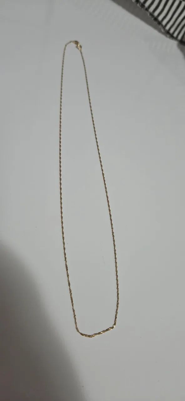 Cordão Ouro 18K 45cm Feminina O.62g