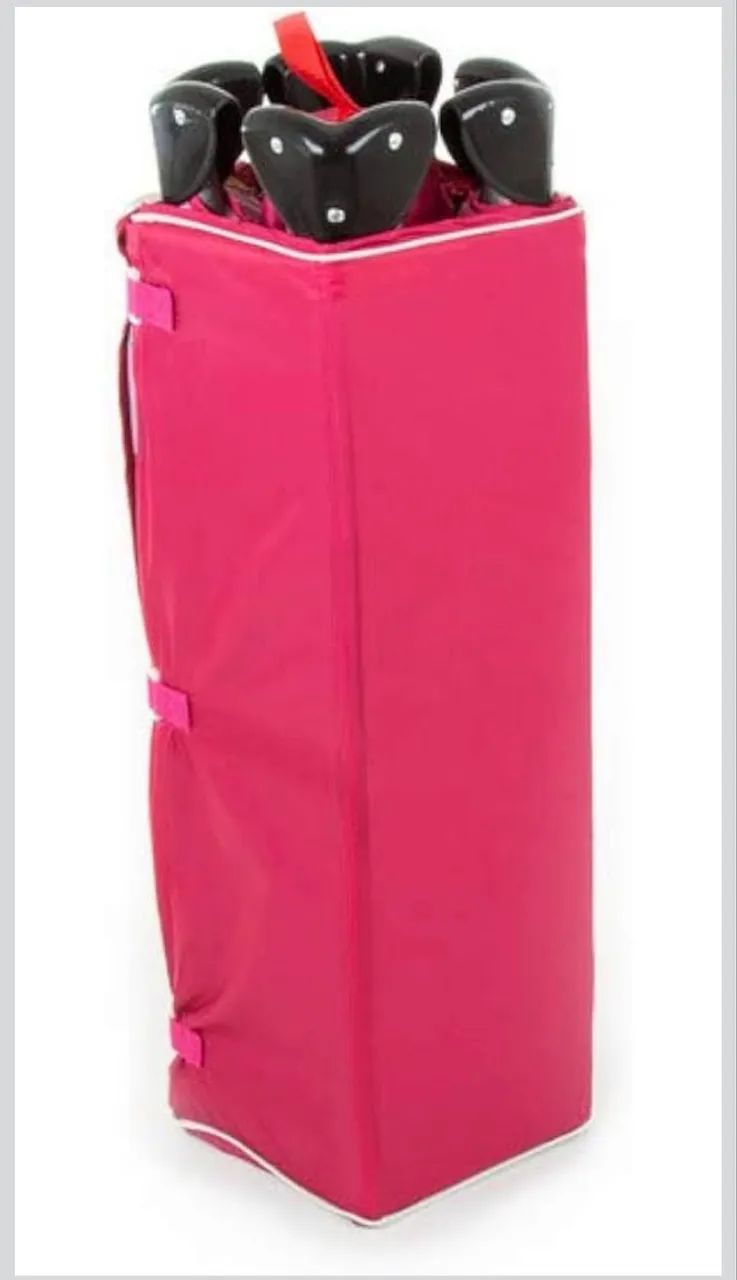BERÇO PORTÁTIL COSCO ROSA - Foto 5
