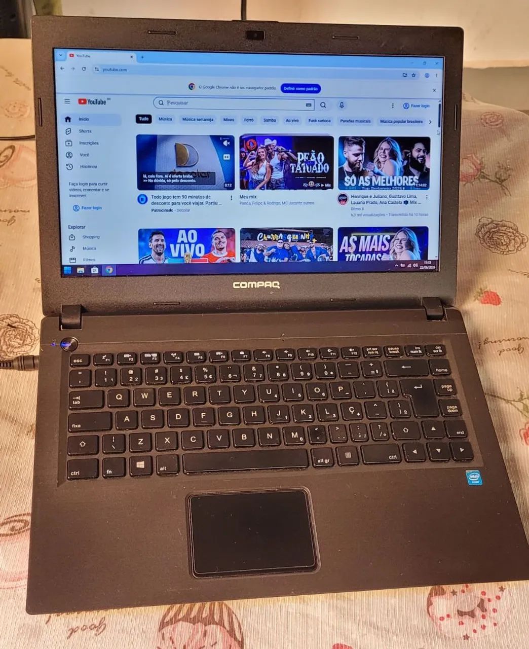 Notebook Compac Dual Core, 4GB memoria, 120GB SSD - Foto 5