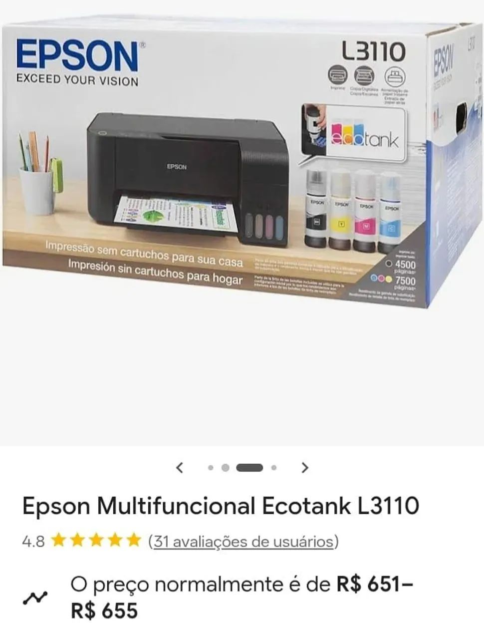 Impressora  Epson - Foto 2