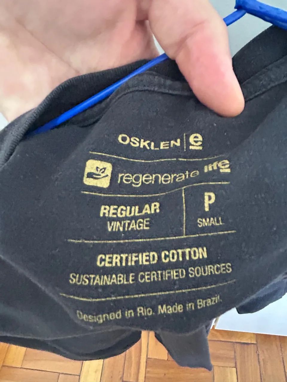 Camisa preta lisa - Osklen - Foto 2