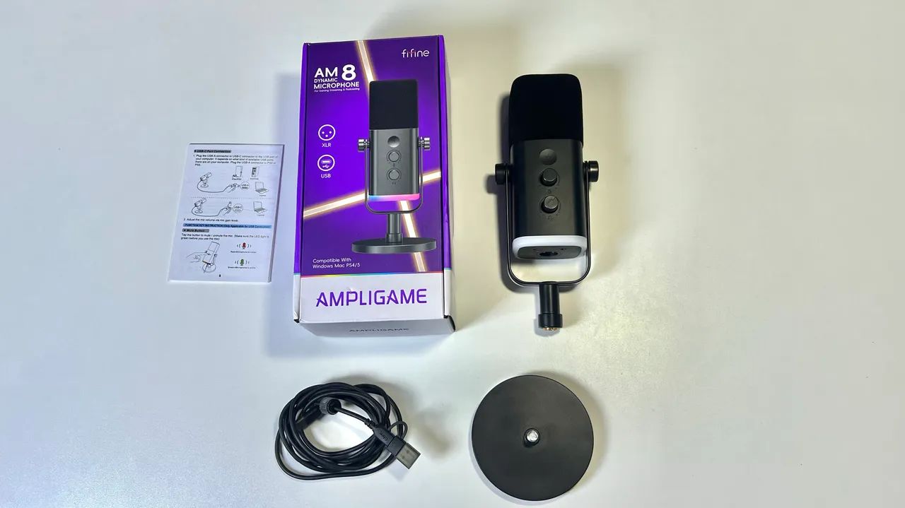 Microfone Fifine AM8 Ampligame Black - Foto 3