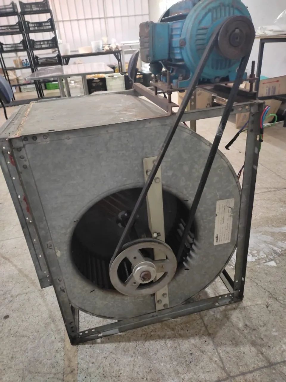 Exaustor soprador alta vazão motor WEG 4CV