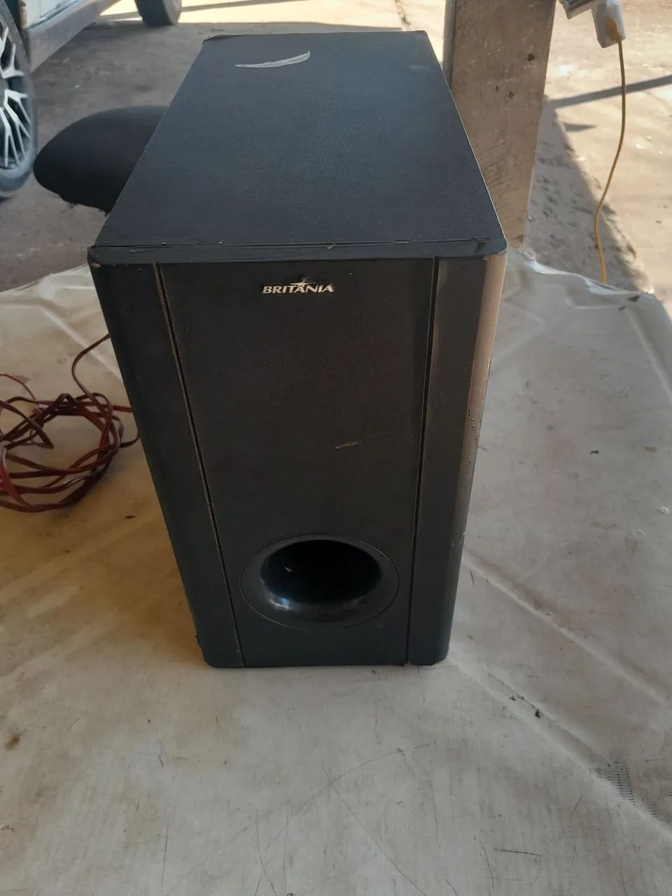 Sub pequeno com caixa selada da Samsung blz - Foto 2