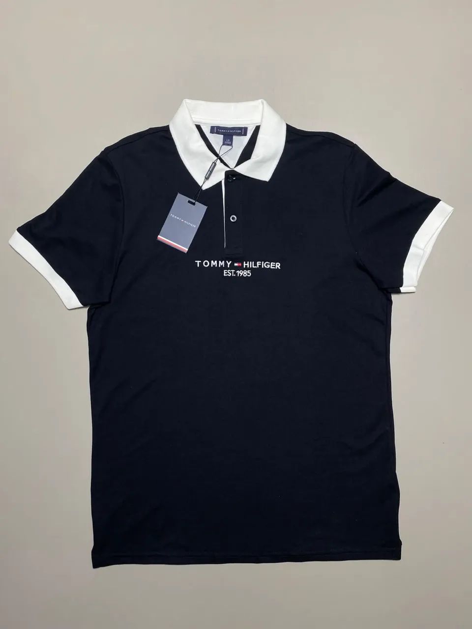 Camiseta Polo TH Preto/Branco Limitado  - Foto 3