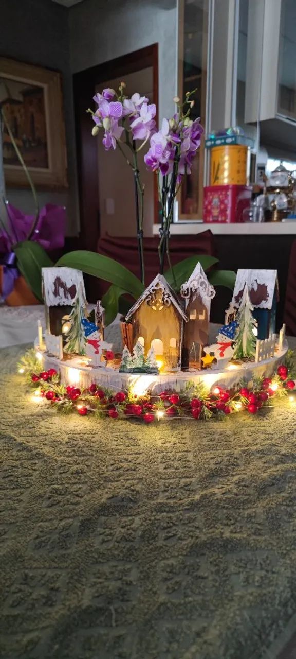 Arranjo de Natal com Orquidea - Foto 4