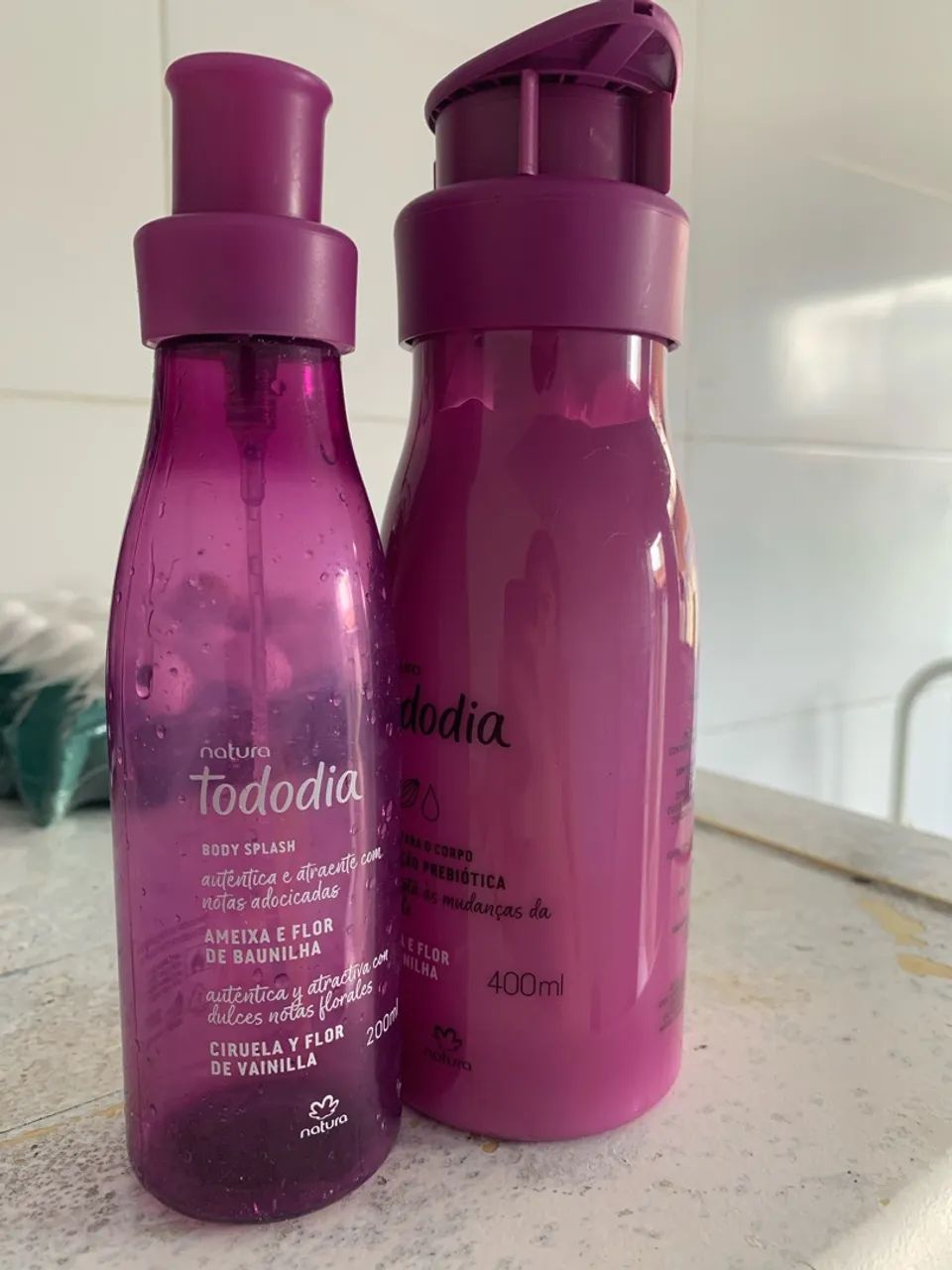 Hidratante baunilha e flor de ameixa 