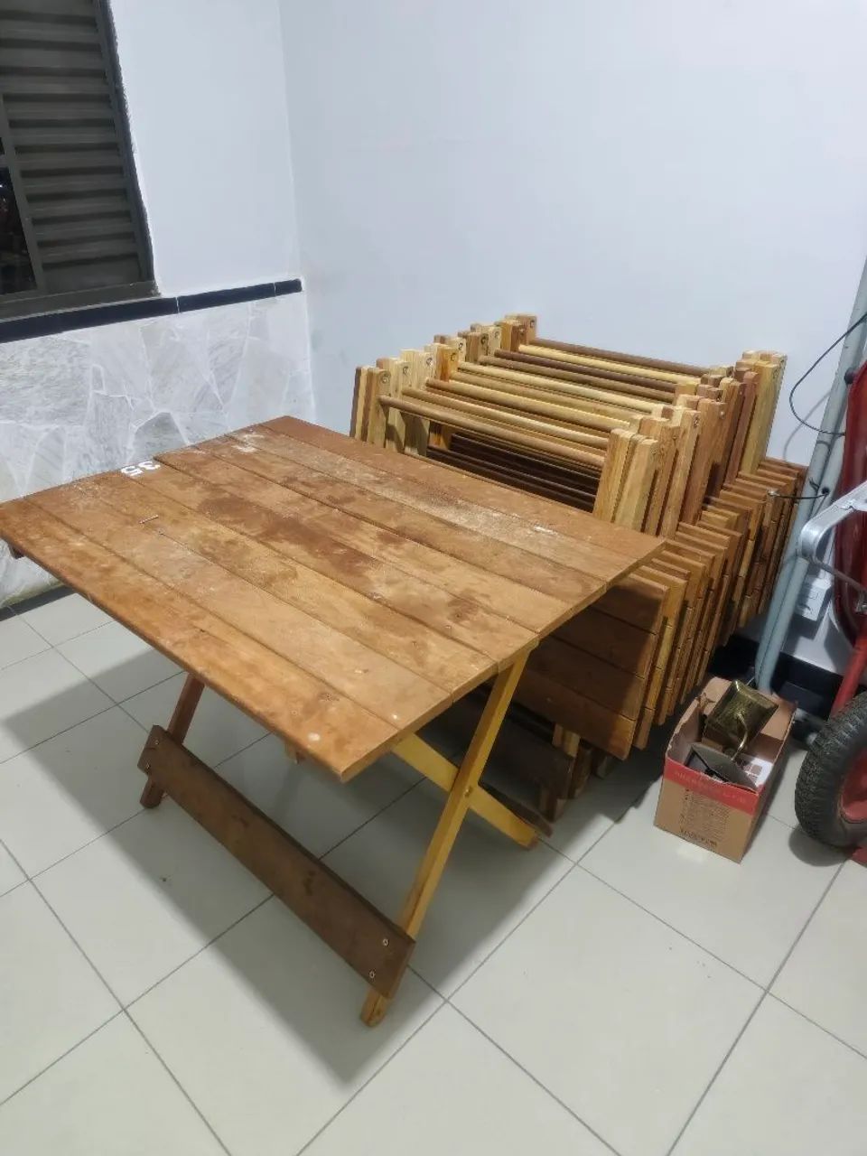 9 Mesas madeira