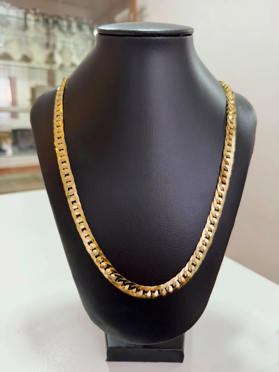 Cordão Grumet Duplo - Ouro 18k - Foto 2