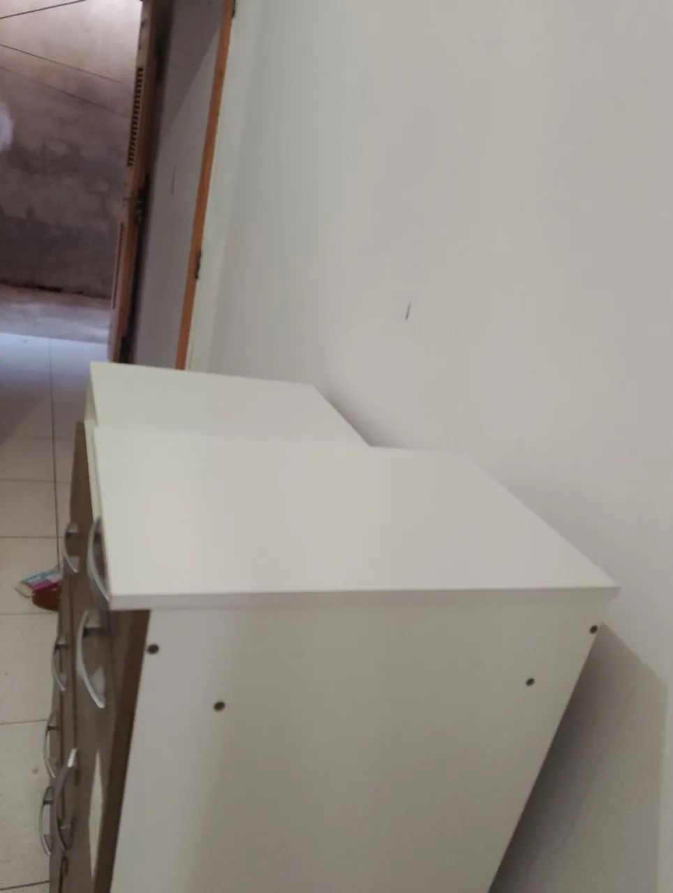 Cômoda de Quarto 4 Gavetas Marrom - Foto 2