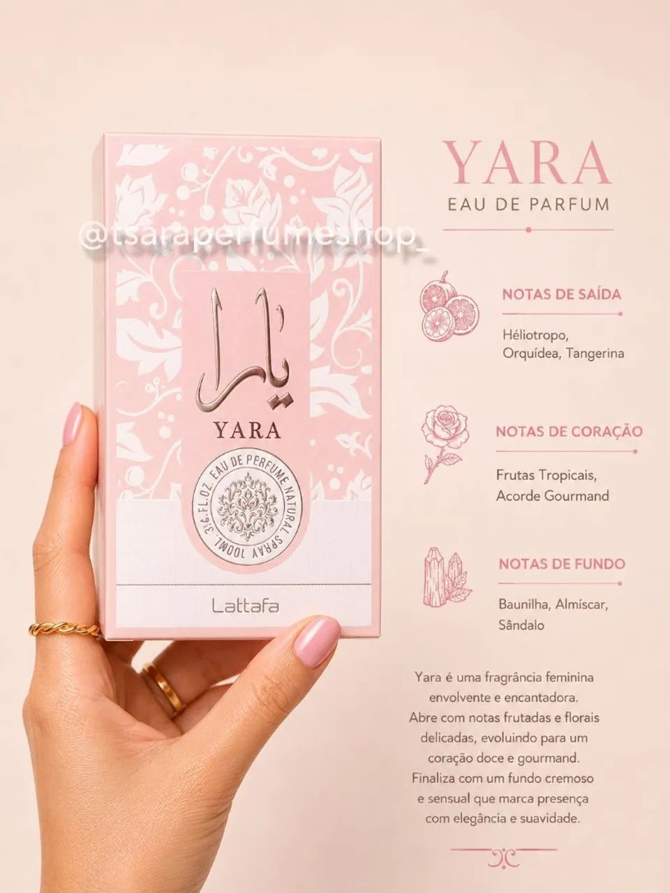 Perfume Árabe YARA TRADICIONAL - Lataffa.