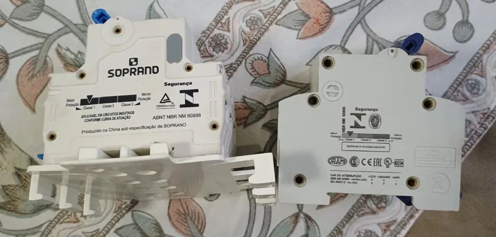 Dijuntor Soprano C50 e Weg C63 tripolar - Foto 2