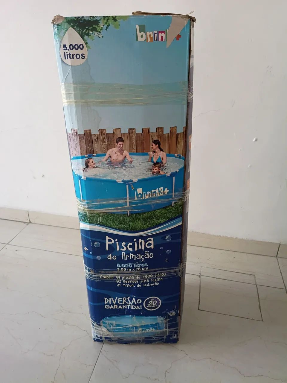 Piscina 5000 L / Utilizada apenas 2 vezes!!! - Foto 2