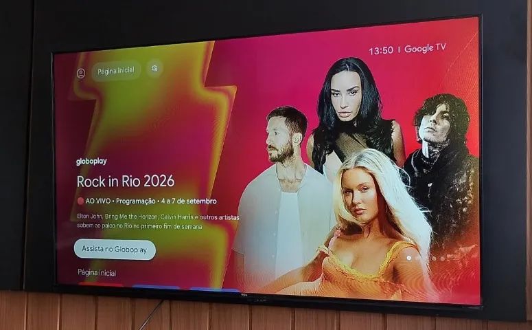 TV 50" 4K TCL HDR GOOGLE BLUETOOTH WIFI 5G