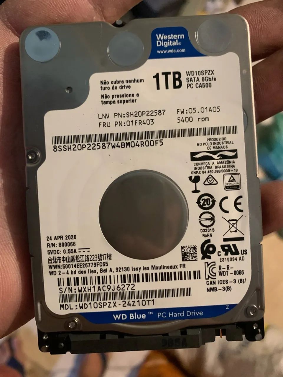 HD 1TB Notebook 