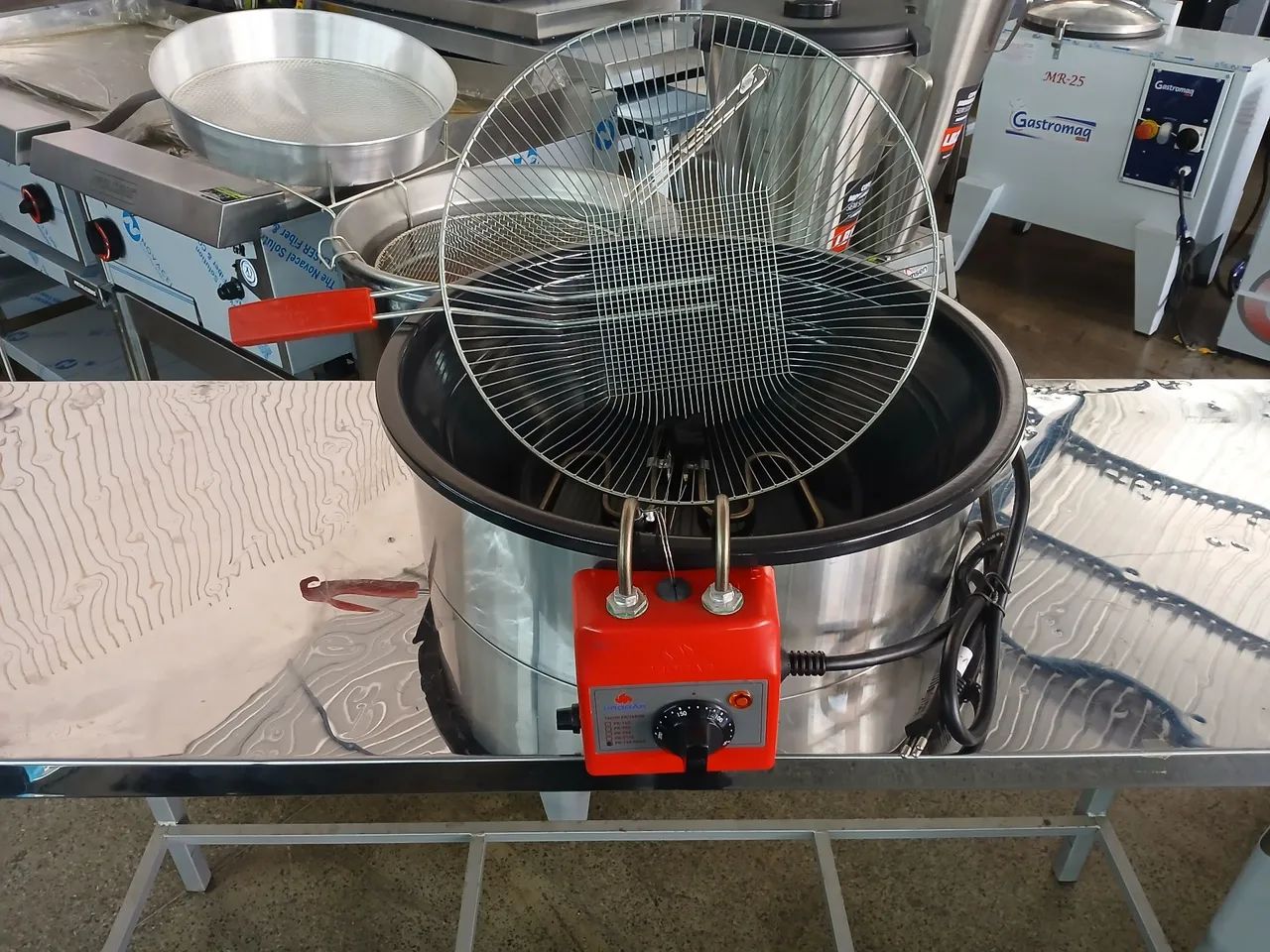 Fritador Tacho Pasteleiro 14l Elétrico Mesa Pr14 Progás - Foto 4