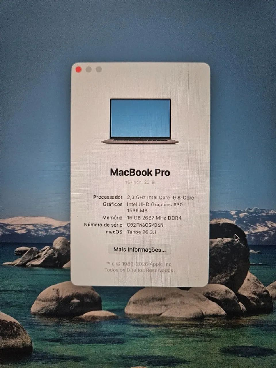 メリクリ SALE☆MacBook Pro16インチ2019 ８コア i9 1TB OTH Produtos - Macbook Pro 2019, Tela 16