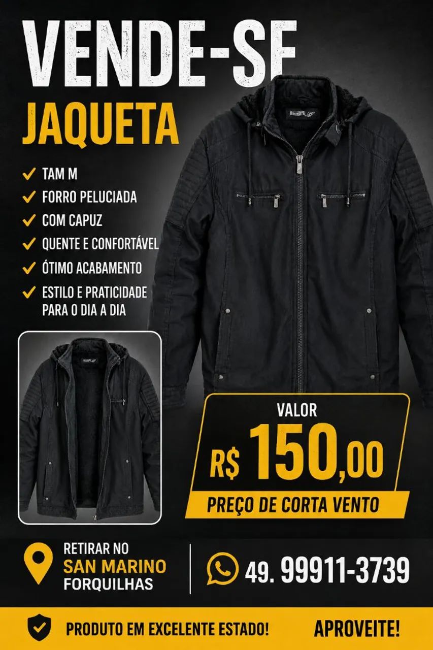 Jaqueta masculina 