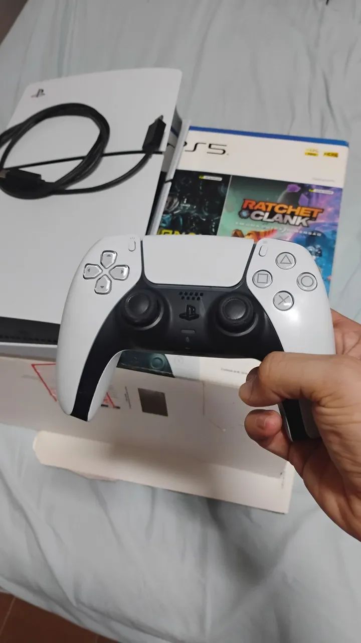 Playstation 5 slim com leitor de disco