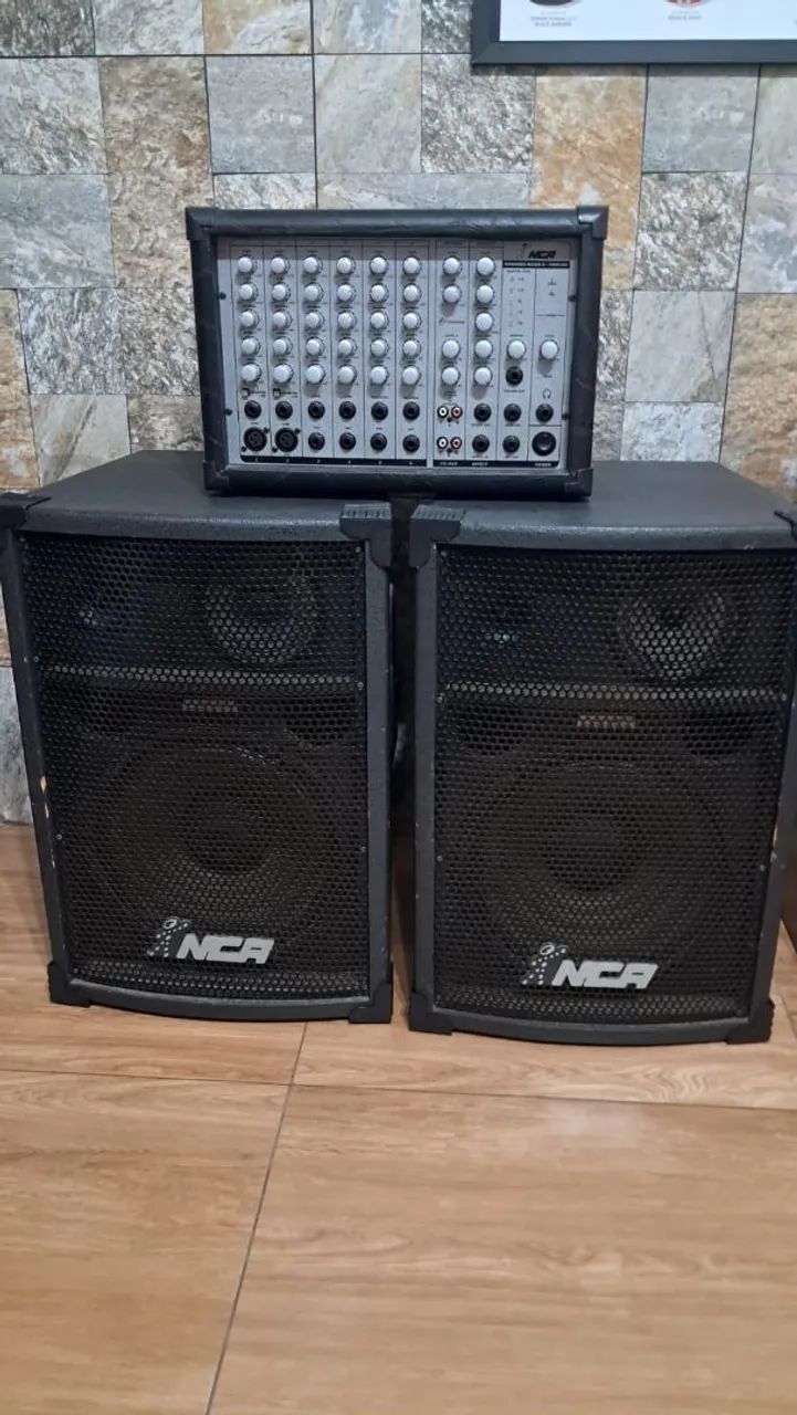 Cabeçote Multiuso NCA PWM 250 + 2 Caixas Passivas de 12 Polegadas
