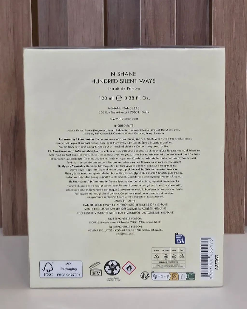 Nishane Hundred Silent Ways 100ml  - Foto 2