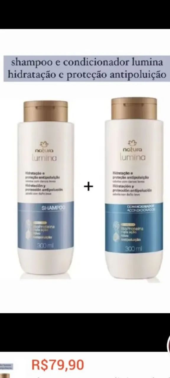Kit shampoo + condicionador Lumina