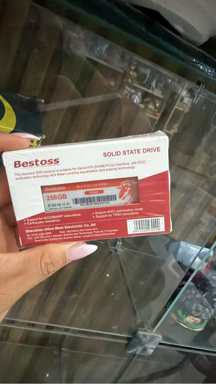 Ssd 256g novo lacrado - Foto 2