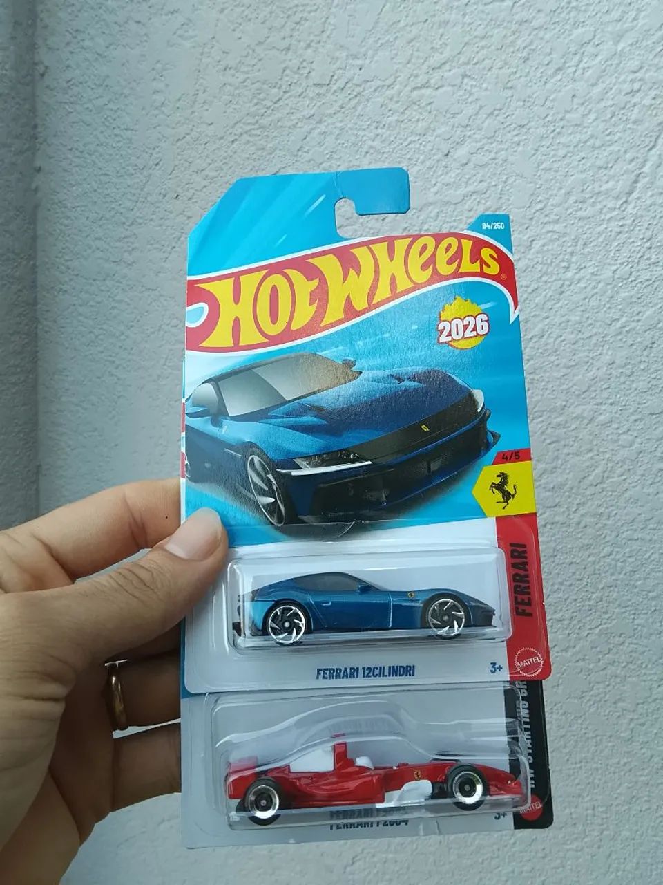 Hotwheels dupla Ferrari 