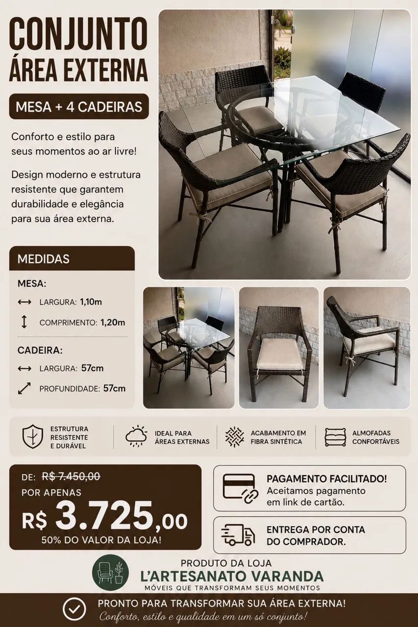 Móveis para área externa - Foto 3